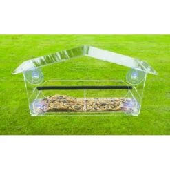 Raamvoederhuis XL - Transparant -Huisdier Winkel 1592468516 3 600