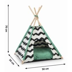 Kattenhuis Tipi Tent Kioni - 50 × 50 × 70 Cm -Huisdier Winkel 1612968369 3 600