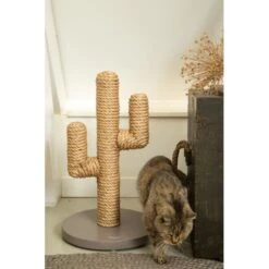 Krabpaal Cactus Ø 35 × 60 Cm - Taupe - Designed By Lotte -Huisdier Winkel 1613051093 3 600