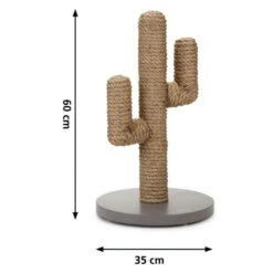Krabpaal Cactus Ø 35 × 60 Cm - Taupe - Designed By Lotte -Huisdier Winkel 1613051094 4 600