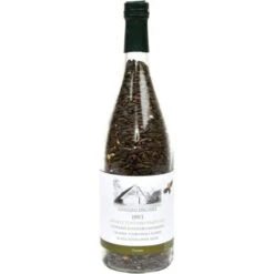 ESSCHERT DESIGN Wijnfles Gevuld Met Zwarte Zonnebloempitten