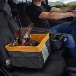 Hondenzitje Kurgo Skybox Booster - Zwart/oranje -Huisdier Winkel 1638430546 4 600