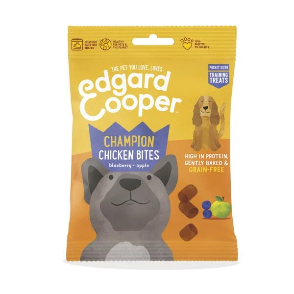 Edgard & Cooper Hondensnack Bites 50 G - Kip 1 Edgard & Cooper Hondensnack Bites 50 G - Kip
