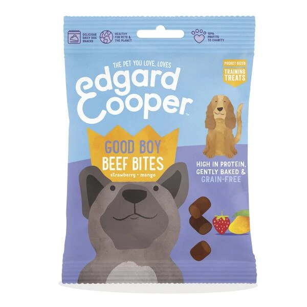 Edgard & Cooper Hondensnack Bites 50 G - Rund 1 Edgard & Cooper Hondensnack Bites 50 G - Rund