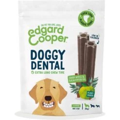 Edgard & Cooper Hondensticks Doggy Dental Appel En Eucalyptus - 240g - Set Van 7 Stuks