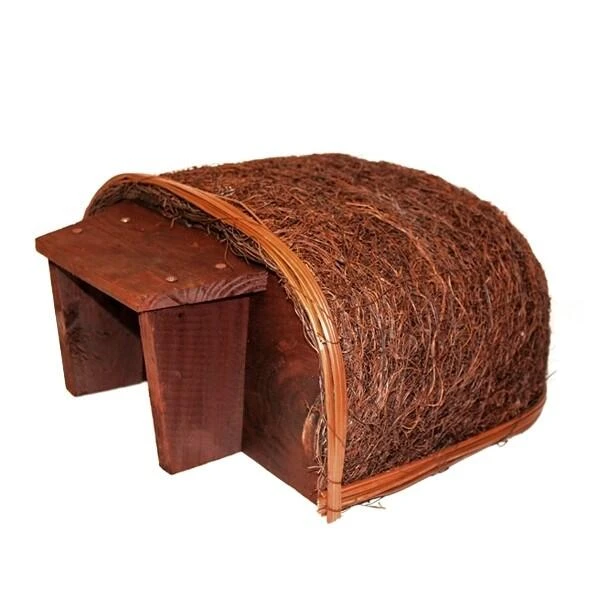 Egelhuis Naturel Met Houten Inkom 2 Egelhuis Naturel Met Houten Inkom - Afbeelding 2