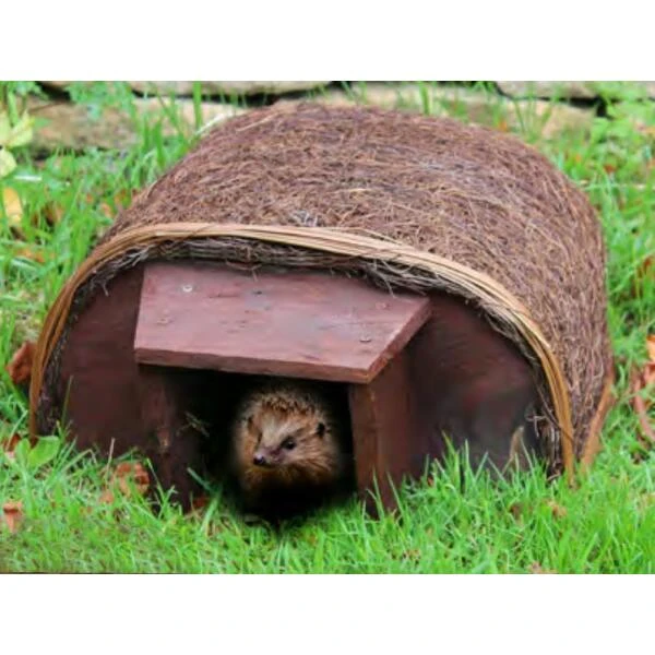 Egelhuis Naturel Met Houten Inkom 1 Egelhuis Naturel Met Houten Inkom