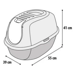 Kattenbak Plato Grijs - 39 X 55 X 41 Cm 5 Kattenbak Plato Grijs - 39 X 55 X 41 Cm -Huisdier Winkel kattenbak plato grijs 1607088969 3 600