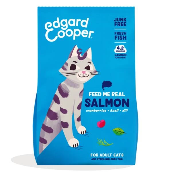 Edgard & Cooper Kattenvoer Adult Met Verse Zalm - 2 Kg 1 Edgard & Cooper Kattenvoer Adult Met Verse Zalm - 2 Kg
