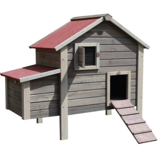 Kippenhok Anna - 126 × 62 × 105 Cm -Huisdier Winkel kippenhok anna 1537042636 1 600