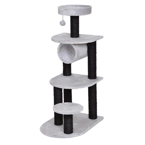 Krabpaal Adrien Grijs/Zwart 40 × 56 × 101 Cm