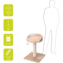 Huisdier Winkel -Huisdier Winkel krabpaal sofa tree crme 38 x 38 x 52 cm 1595839205 1 600