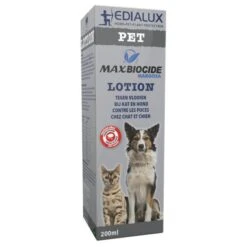 EDIALUX Max Biocide Lotion Tegen Vlooien - 200 Ml