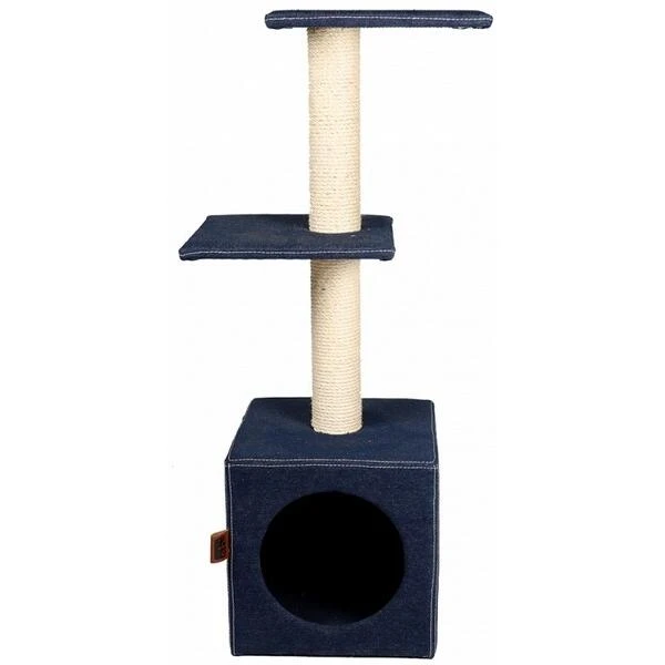 Krabpaal Palazzo Denim - 30 × 30 × 90 Cm 1 Krabpaal Palazzo Denim - 30 × 30 × 90 Cm