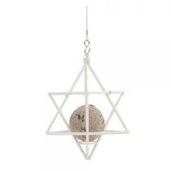 Vetbolhouder Ster - Wit