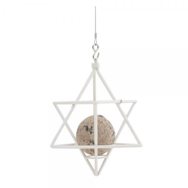 Vetbolhouder Ster - Wit 1 Vetbolhouder Ster - Wit