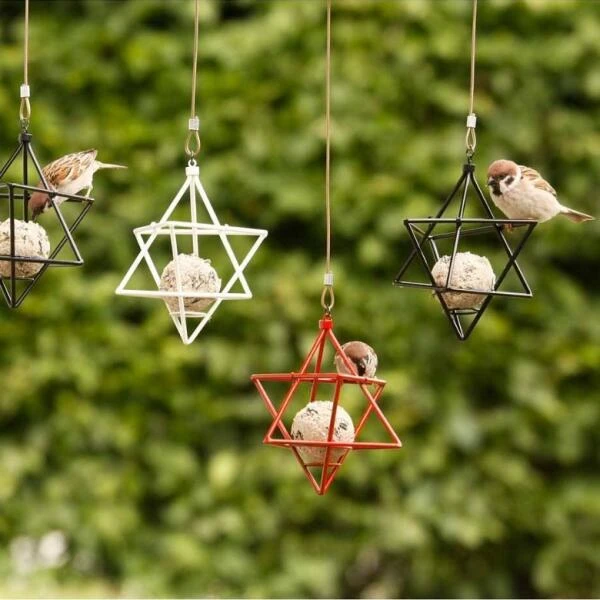 Vetbolhouder Ster - Wit 2 Vetbolhouder Ster - Wit - Afbeelding 2