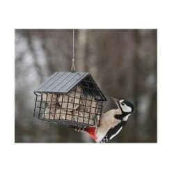 Voederhuisje Zwart Voor Vetbollen -Huisdier Winkel voederhuisje zwart voor vetbollen 1571321864 4 600