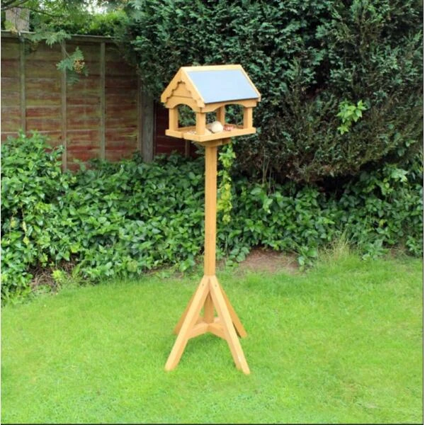 Voedertafel Tuinvogels - Dak In Leisteen - 151 Cm 1 Voedertafel Tuinvogels - Dak In Leisteen - 151 Cm