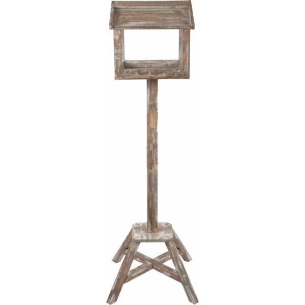 Vogelhuis Op Poot - Hout 1 Vogelhuis Op Poot - Hout