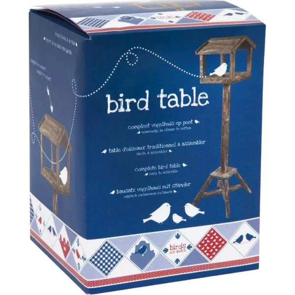 Vogelhuis Op Poot - Hout 2 Vogelhuis Op Poot - Hout - Afbeelding 2