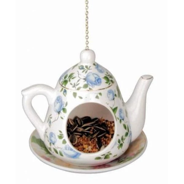 ESSCHERT DESIGN Vogelvoeder Theepot 2 ESSCHERT DESIGN Vogelvoeder Theepot - Afbeelding 2