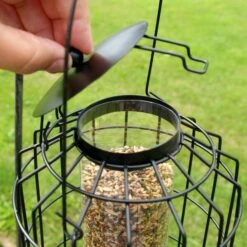 Zadenvoedersilo Kleine Vogels - Zwart -Huisdier Winkel zaadvoedersilo voor kleine vogels 1565956077 3 600
