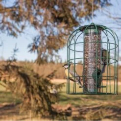 ESSCHERT DESIGN Zadenvoedersilo Kleine Vogels - Groen